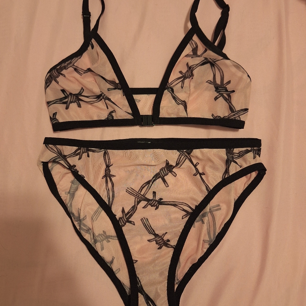 Avril Lavigne X Killstar Mesh Lingerie Set